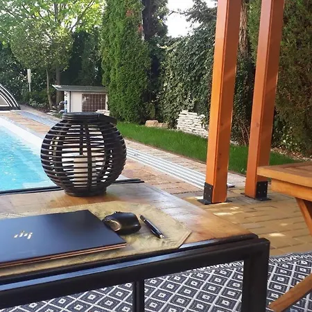 Canadian Style House With 3d Effect Pool