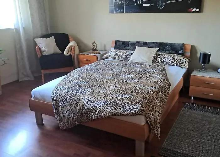 Canadian Style House With 3d Effect Pool Frühstückspension *