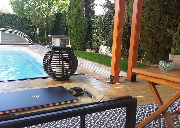 Canadian Style House With 3d Effect Pool